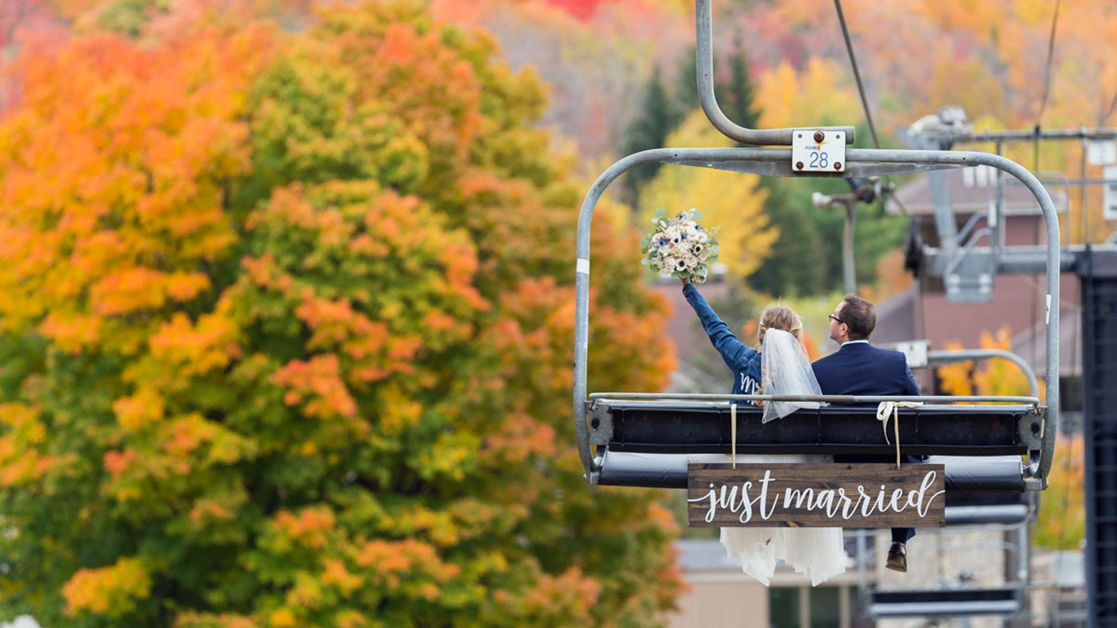 Couple on Chairlift